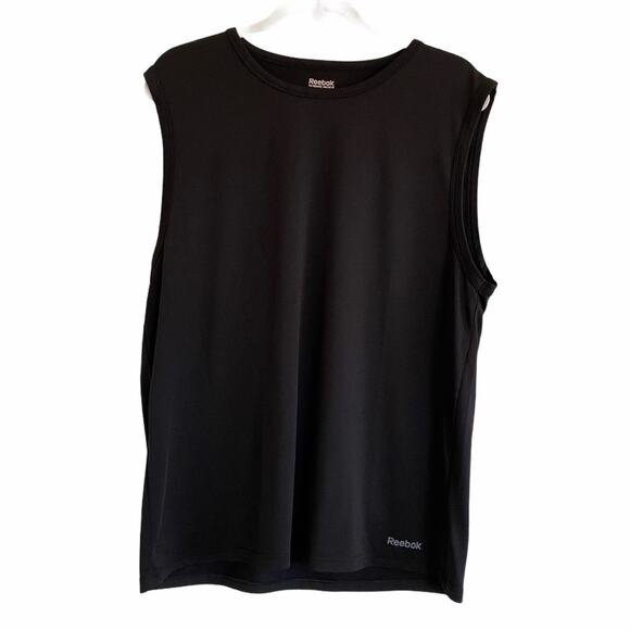Reebok Mens Performance Muscle Tank Black Size Large - Picture 1 of 11